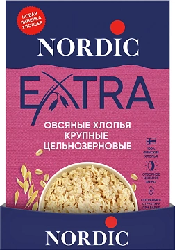 Хлопья овсяные Nordic Ленивая овсянка, 400г