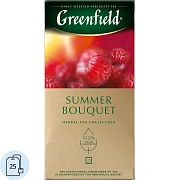 Чай GREENFIELD 'Summer Bouquet' фруктовый, 25 пакетиков в конвертах по 2 г, 0433