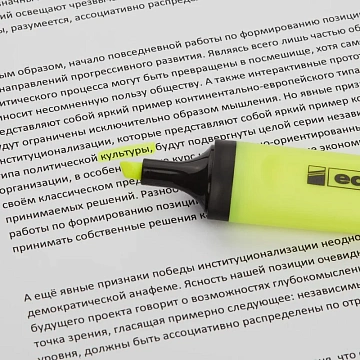 Текстовыделитель EDDING '345', ЖЕЛТЫЙ, линия 2-5 мм, E-345/5