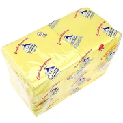 Салфетки сервировочные Roshy 24х24см, желтые, 2 слоя, 250шт