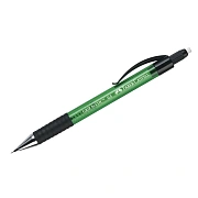 Карандаш механический Faber-Castell 'Grip Matic 1375' 0,5мм, с ластиком, автоподача грифеля, зеленый