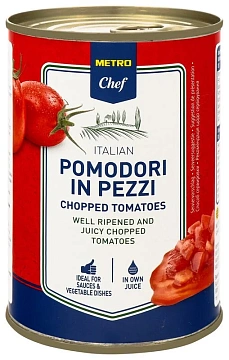 METRO Chef Томаты резаные в томатном соусе, 400г