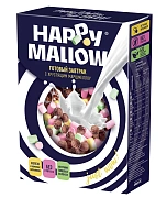 Готовый завтрак Happy Mallow Кукурузные шарики с хрустящим маршмеллоу, 240г