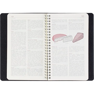 Ежедневник недатированный А5 ALBA черный, 136л 3-783/01