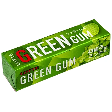 Жевательная резинка Lotte Green, 26г