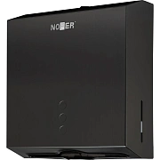 Диспенсер для полотенец листовых Nofer нерж.сталь, черный, 04006.N