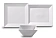 Блюдо Metro Professional Modern 33х26см, белое, 4шт/уп