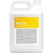 Антисептик для рук и поверхностей спиртосодержащий (70%) 5 л GRASS DESO C9, дезинфицирующий, жидкост