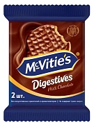 Печенье Mcvitie's Digestives цельнозерновое с молочным шоколадом, 33.3г