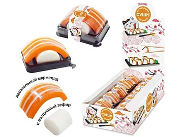 Мармелад Конфитой Суши, зефирная начинка, 15г