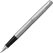 Ручка перьевая PARKER 'Jotter Stainless Steel CT', корпус серебристый, детали хром, синяя, 2030946