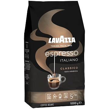 Кофе Lavazza Espresso арабика в зернах, 1кг