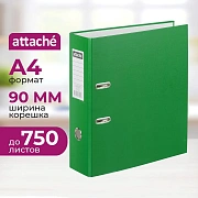 Папка-регистратор с арочн.мех.AttacheSelection Экономи 90мм,зел,ПБП1,карм.к