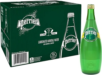 Вода Perrier минеральная газированная, 750мл