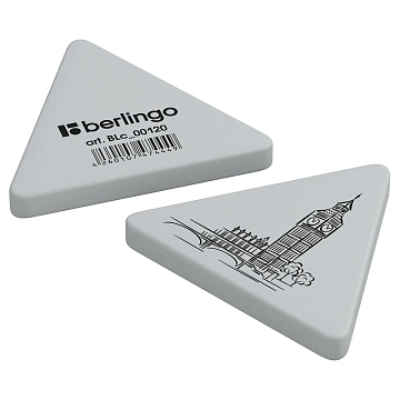 Ластик Berlingo Triangle XL 55х9мм, ассорти