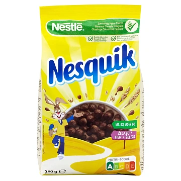 Готовый завтрак Nesquik Шоколадные шарики, 250г