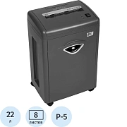Шредер (уничтожитель) ProfiOffice Alligator 407СС+, 5ур.секр.,8лист,22л