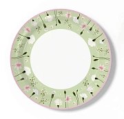 Тарелка одноразовая Весенний день бумажная, 10шт