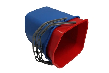 Тележка уборочная Vclean 2х20л, металлическая, с отжимом