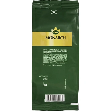 Кофе молотый MONARCH 'Original', 230 г, 8052075