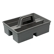 Корзина для уборочных тележек Vclean серая, пластик, C0011