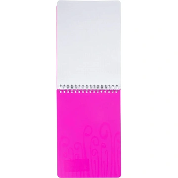 Блокнот А5,пласт обл,80л, ATTACHE FANTASY,розов