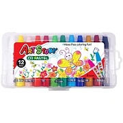 Пастель масляная Crown 'ArtStory', 12 цветов, пласт. упаковка