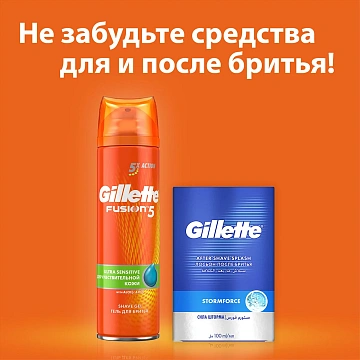 Кассеты Gillette Fusion, 6шт