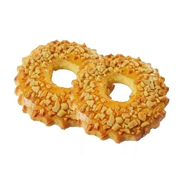 Печенье Русское Печенье Кольцо песочное с арахисом, 1.5кг