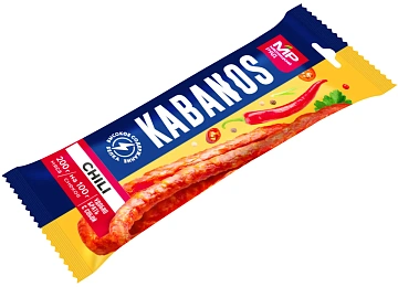 Колбаски Мясницкий ряд Kabanos чили сырокопченые, 60г
