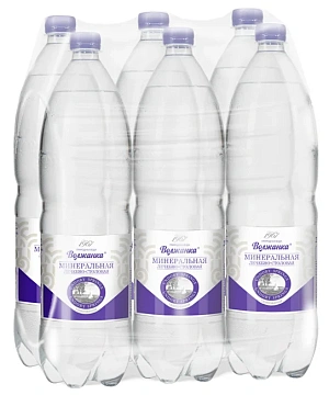 Вода минеральная Волжанка газ, 1.5л, ПЭТ
