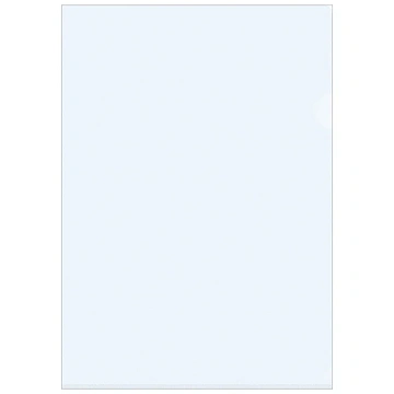 Папка-уголок OfficeSpace А4, 100мкм, пластик, прозрачная бесцветная