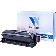 Картридж лазерный Nv Print CE261AC, голубой, совместимый