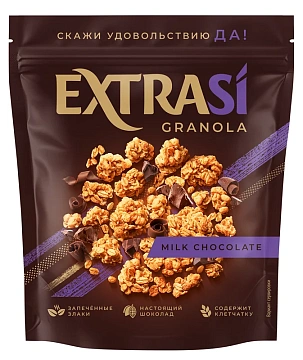 Гранола-мюсли Extrasi с молочным шоколадом, 300г