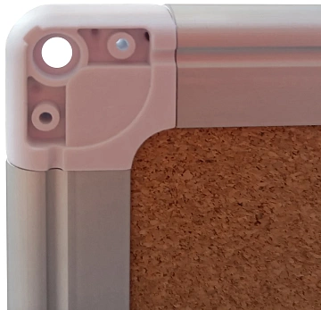 Доска пробковая Silwerhof 90x120см, алюминиевая рама