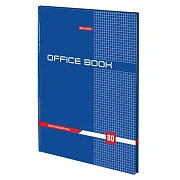 Книга канцелярская 80 л., клетка, твердая, глянцевая, блок офсет, А4 215х295 мм, BRAUBERG, 130065