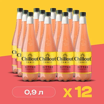 Напиток Chillout Bitter Tonic Грейпфрут сильногазированный, 900мл