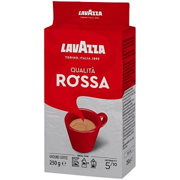 Кофе молотый LAVAZZA 'Qualita Rossa' 250 г, ИТАЛИЯ, 3580