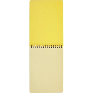 Блокнот А5,60л,кл,спир,пласт.обл,тонир.бл. Attache Bright colours Желтый