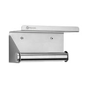 Держатель туалетной бумаги Merida Stella R с полкой, матовый