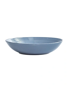 Тарелка суповая Fioretta Fiesta Smoky Blue, 22см