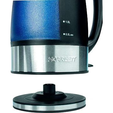 Чайник Scarlett SC-1020, 2.2л, 2200Вт, (черный)
