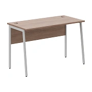 Стол прямой СП-2.1P Ясень Шимо/Алюминий 1200х608х755 IMAGO PLUS