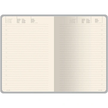 Ежедневник недатированный А5 MEGAPOLIS NEBRASKA FLEX черн/зол.обр 3-692/02