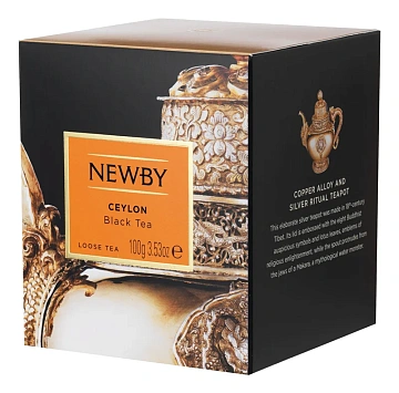 Чай черный Newby Цейлон листовой, 100г