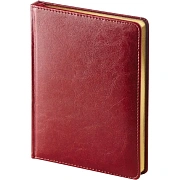 Ежедневник недатированный A6+, 136л, SIDNEY NEBRASKA бордовый 3-496/01