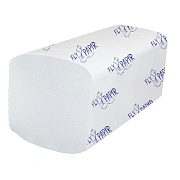 Бумажные полотенца листовые Flypapir Comfort листовые, белые, V-укладка,  200шт, 2 слоя