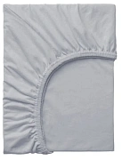 Tarrington House Простыня серая страйп сатин на резинке, 160 x 200см