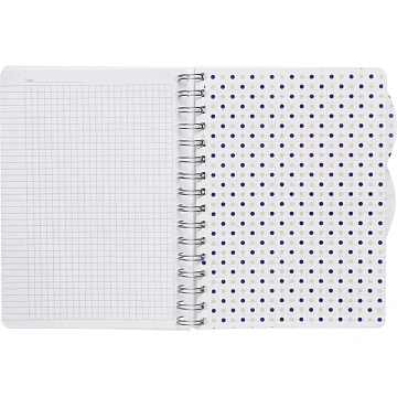 Бизнес-тетрадь А5,140л,кл,спир,плас Attache Selection Flower DreamsBlossom