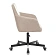 Кресло CH-380M, пятилучие металлическое, ткань, бежевое, 1430564